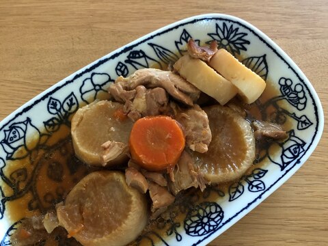 時短！圧力鍋で大根鶏肉の煮物☆下茹でなし！